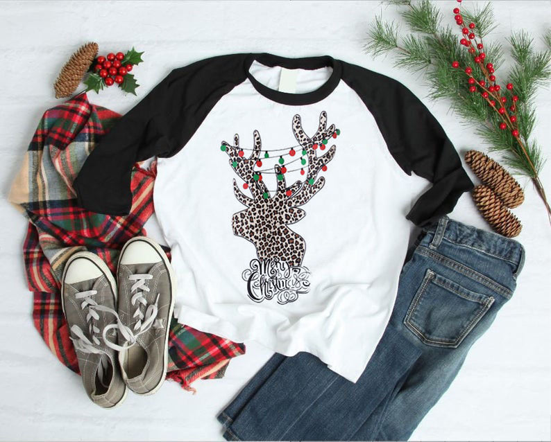 Christmas Clothing Women's Printed Wear T-shirt