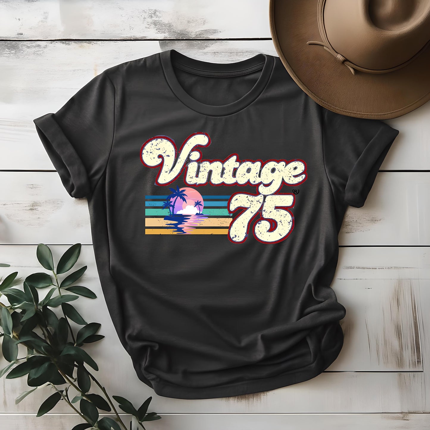 1975 Vintage Birthday Gift Tee Retro Style 50th Birthday for Women Vintage 1975 T Shirt 50th Birthday 50th Birthday Gift Father Gift