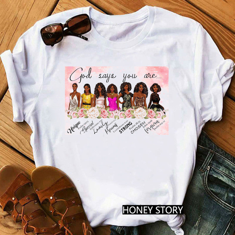 Girls print T-shirt