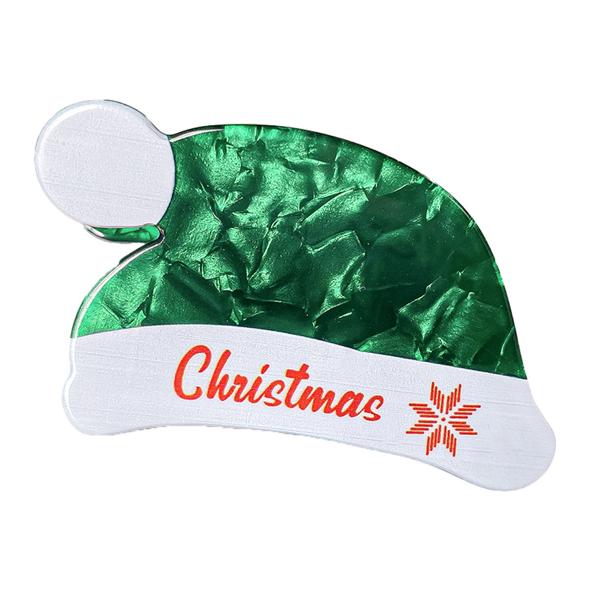 Christmas Acrylic Barrettes Cartoon Printing