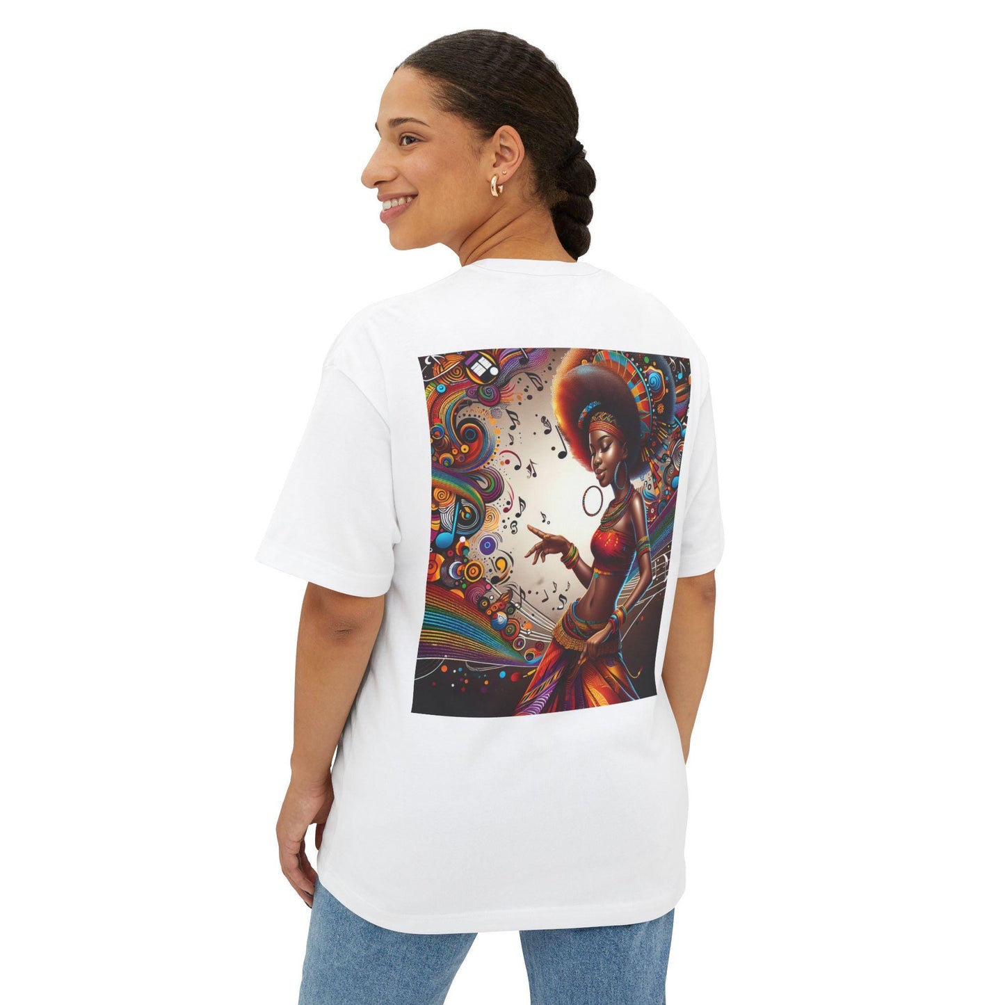 Copy of Patriotic Love Oversized Tee, Fourth of July T-Shirt, Casual Summer Top, Independence Day Apparel, Unisex Boxy Shirt