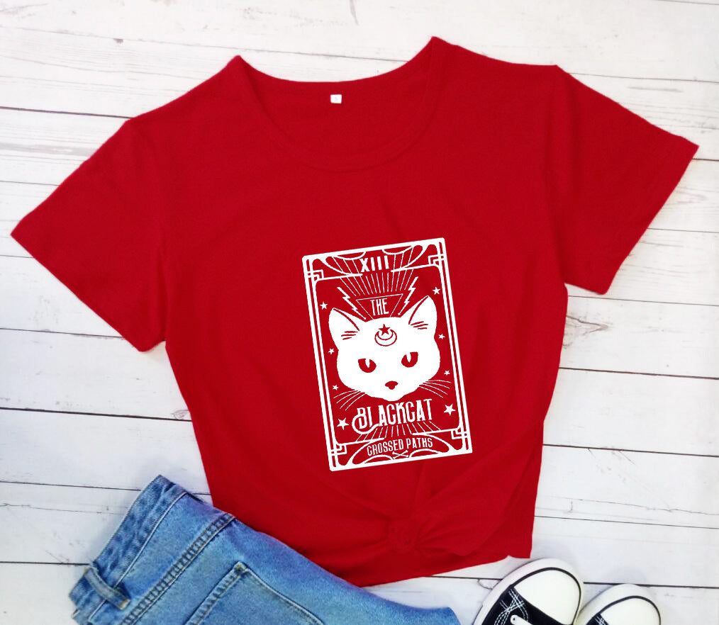 Letters Fashion Casual T-Sleeves Halloween