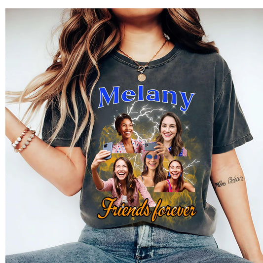 Custom Your Own Bootleg Tee Retro Custom Bootleg Rap Tee Custom Bootleg Custom Your Photo Insert Your Design Vintage Graphic T shirt