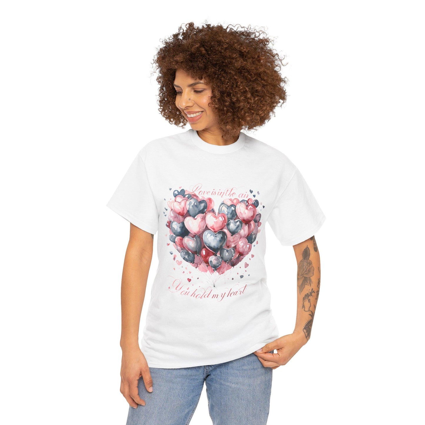 Heartfelt Graphic Tee, Casual T-Shirt Gift, Valentine's Day Shirt, Cute Unisex Top, Romantic Apparel - Unisex Tee, Valentine's Day Gift,