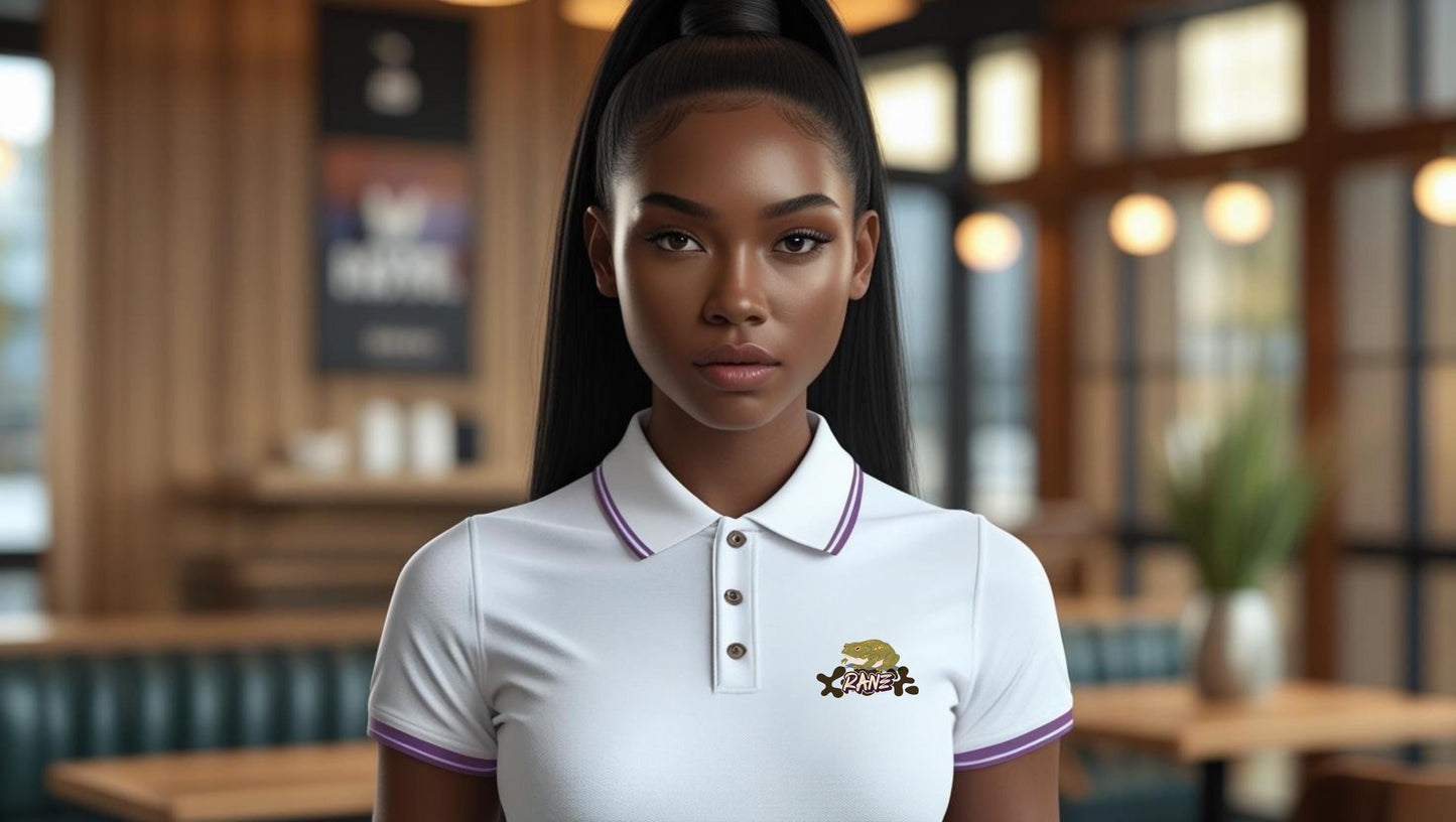unisex embroidered polo shirt custom rankz logo collared tee smart casual streetwear top for men and women minimal style