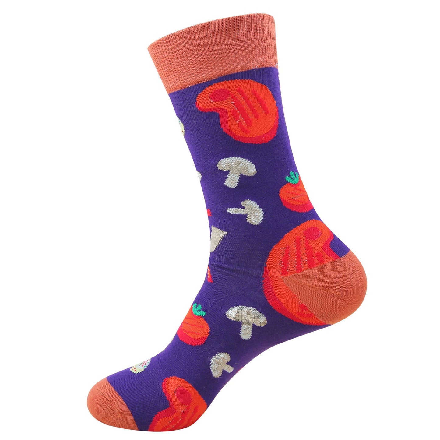 Santa Elk Cartoon Cotton Socks