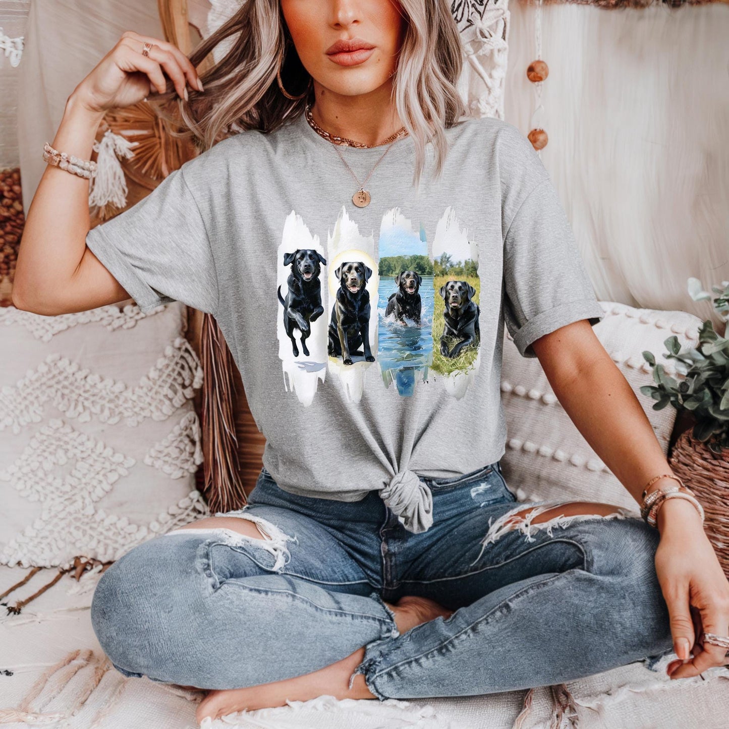 Black Lab Love Unisex Tee Dog Lover Shirt Pet Adoption Gift Animal Rescue Apparel Casual Wear for Dog Owners Retriever Dog T Shirt