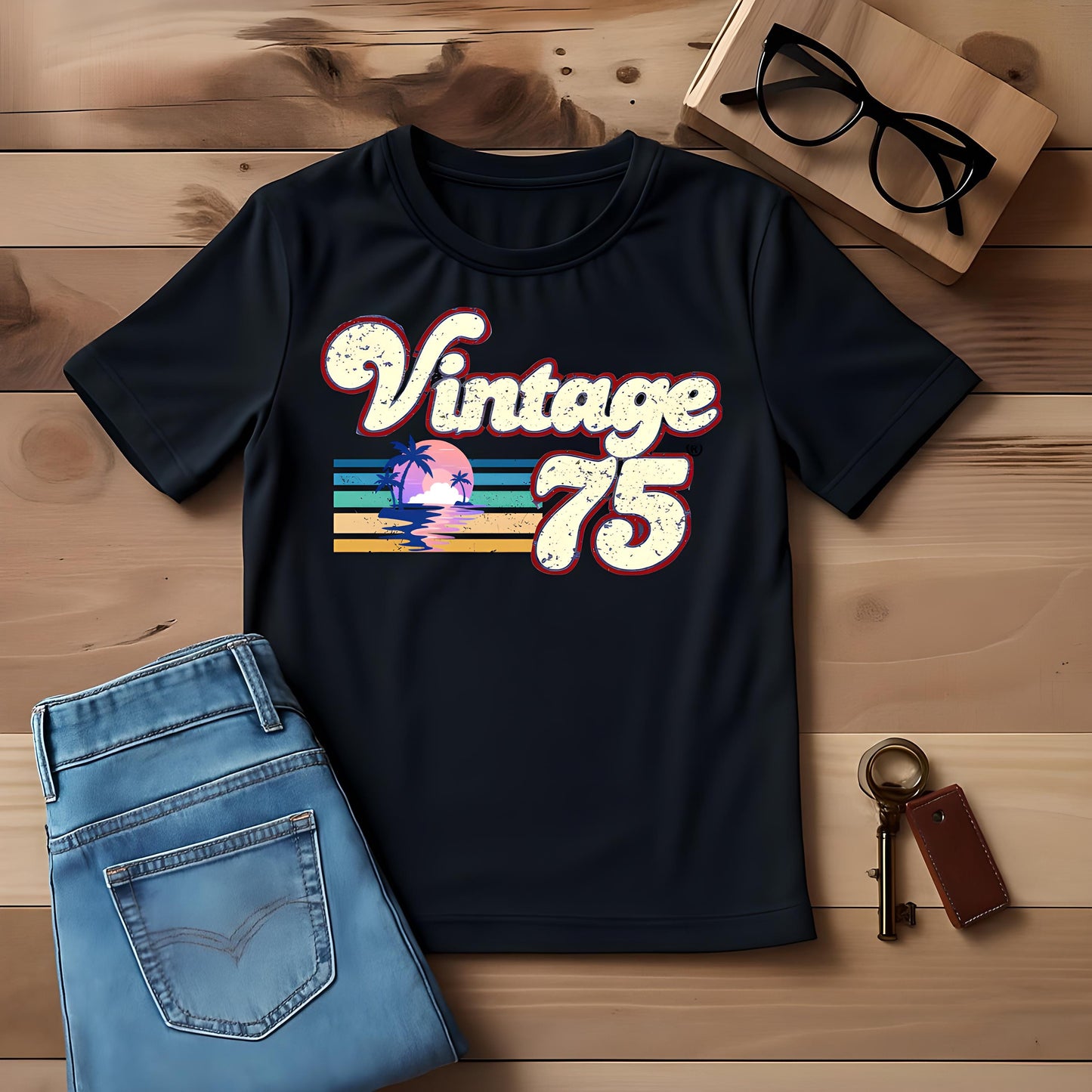 1975 Vintage Birthday Gift Tee Retro Style 50th Birthday for Women Vintage 1975 T Shirt 50th Birthday 50th Birthday Gift Father Gift