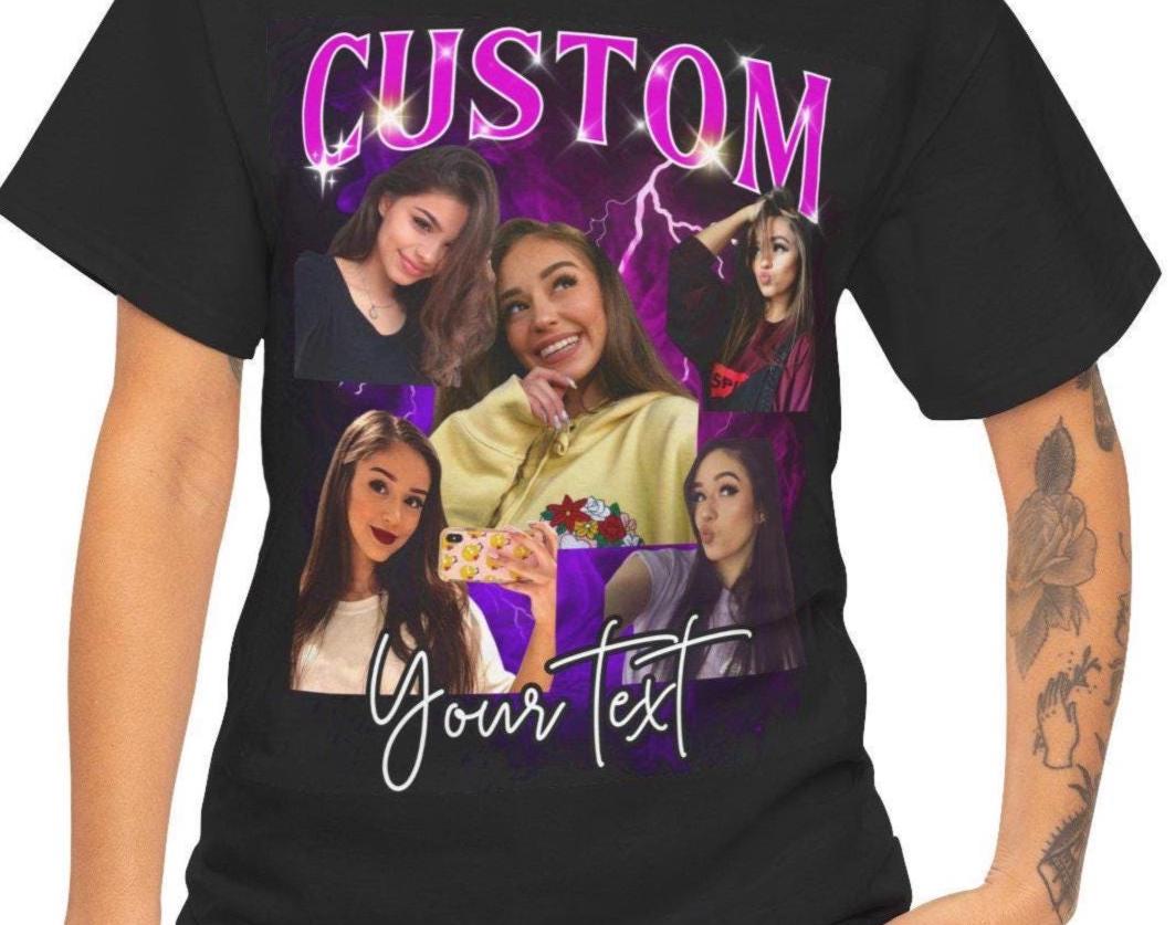 Custom Your Own Bootleg Tee, Retro Custom Bootleg Rap Tee, Custom Bootleg, Custom Your Photo, Insert Your Design, Vintage Graphic Tshirt