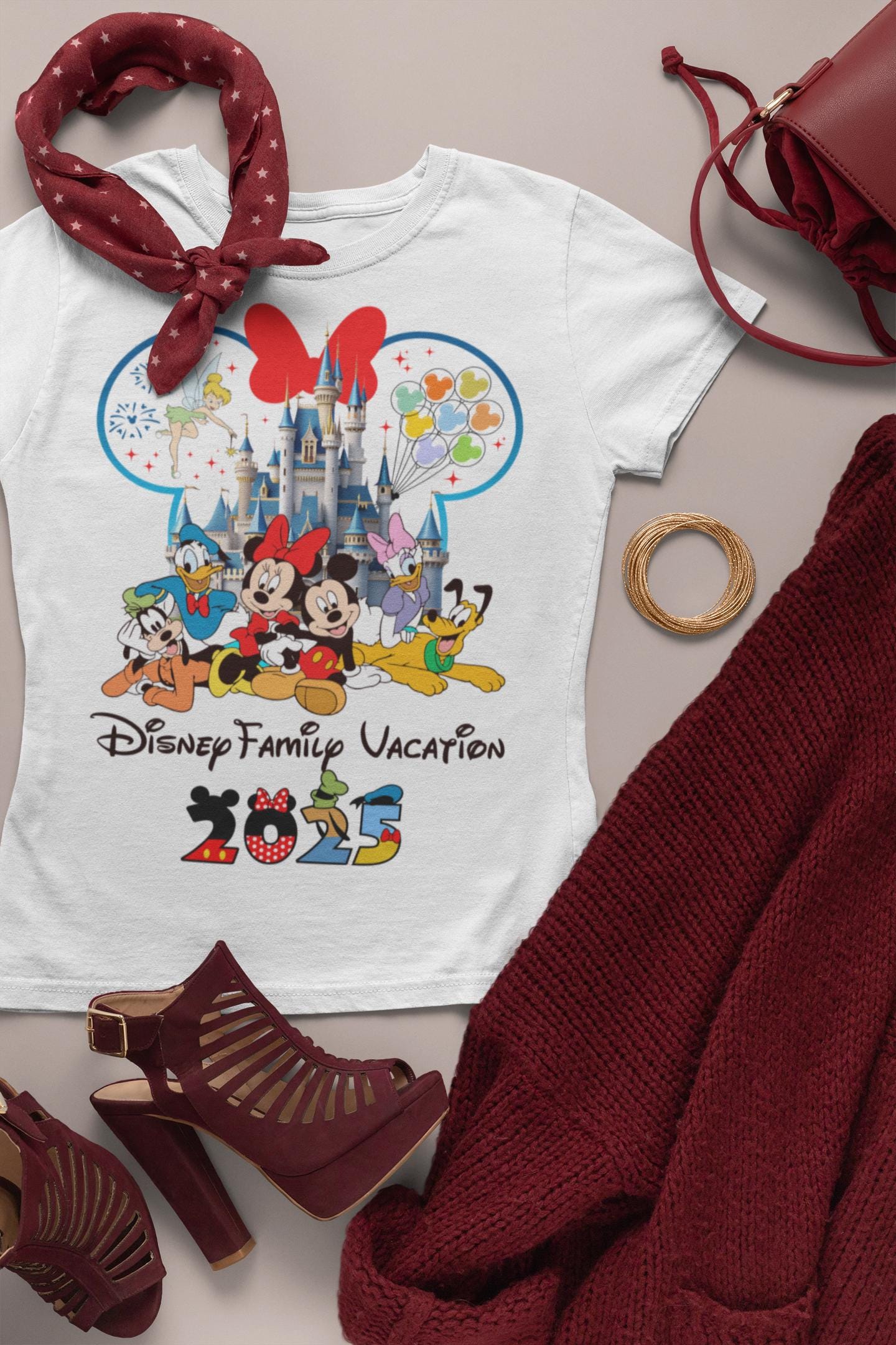 Personalized Disney Trip Shirts, Disneyland Shirts, Disney Vacation T-shirt, Disney Family Matching Shirt, Magical Castle Shirt, Disneyworld
