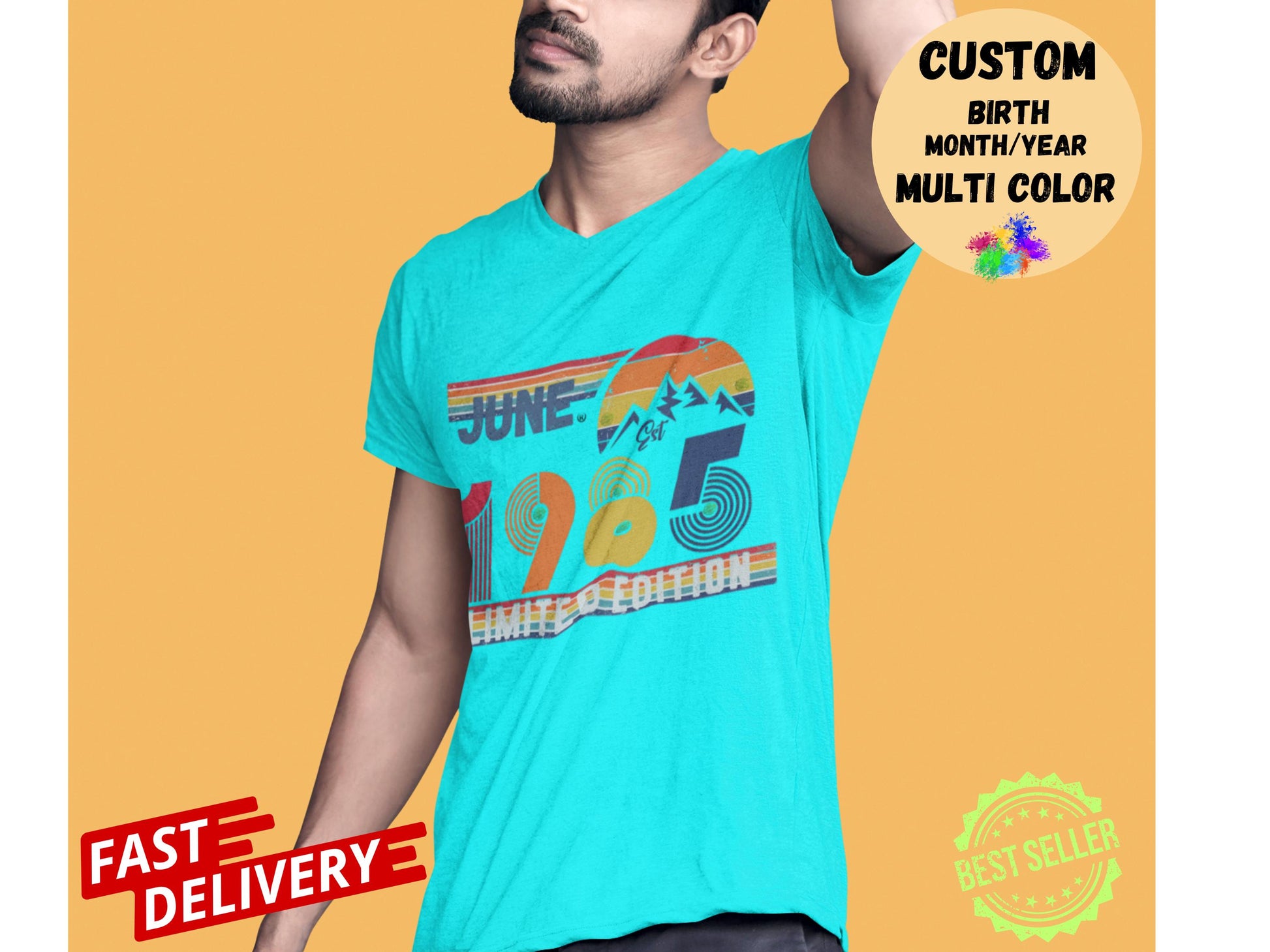 40th Birthday Retro Shirt, 1985 Birthday Sweatshirt Gift, 40 Years Bday Number Hoodie for Women / Men, Forties Bday Tee For Wife Or Husband