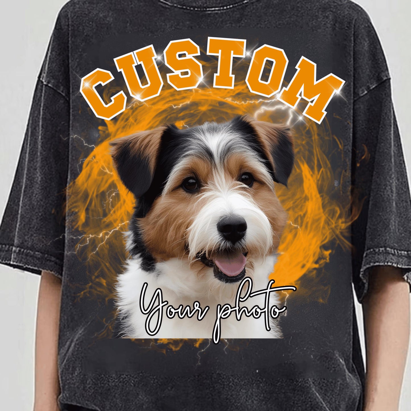 Comfort Colors Custom Bootleg Shirt, Custom Dog Shirt, Dog Remembrance Gift, Pet Custom Vintage Shirt, Father Day Gift, Pet Lover Shirt