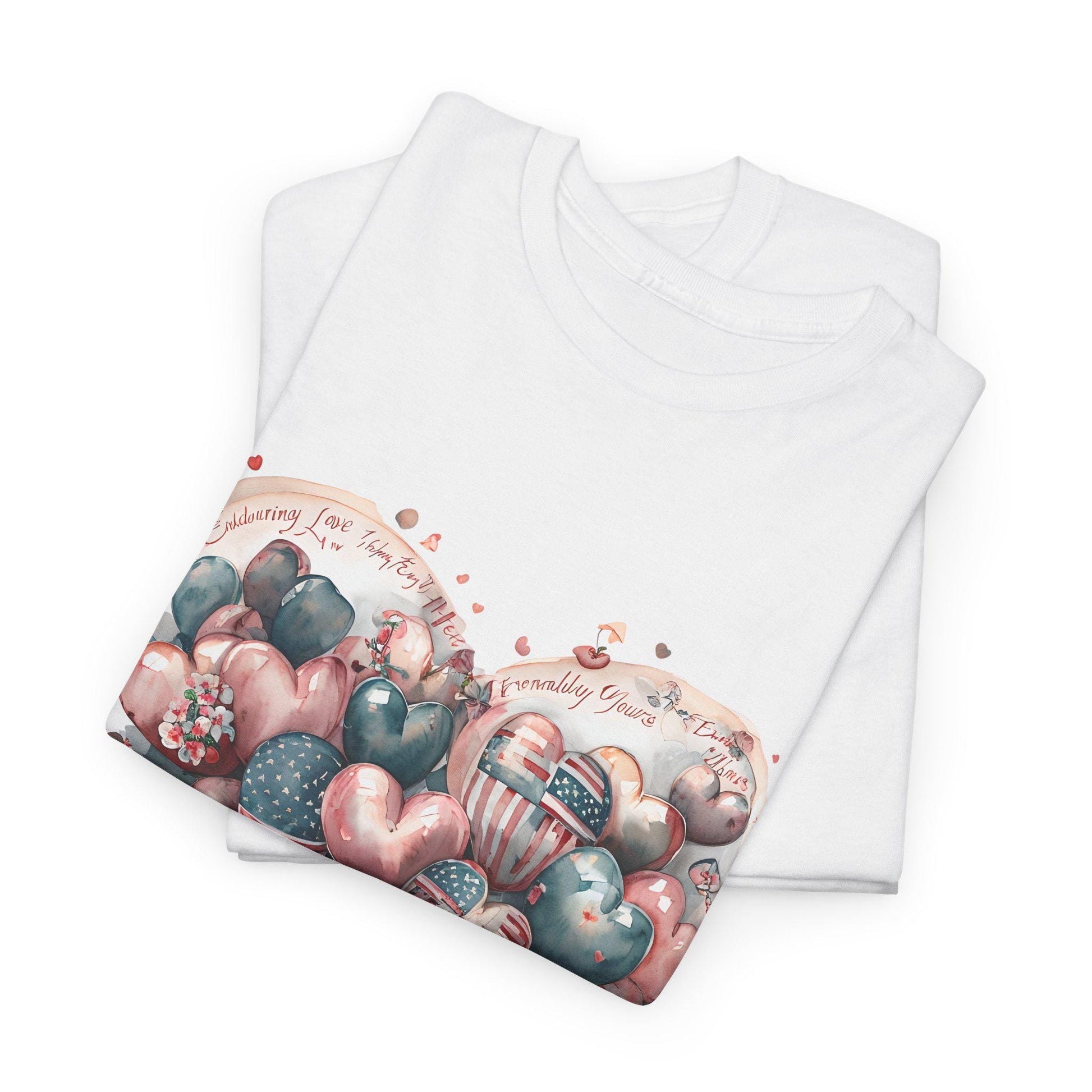 Heart Balloon Unisex Tee, Cute Graphic Tee, Valentine's Day Gift, Romantic Shirt, Casual Wear, Love-Themed Apparel