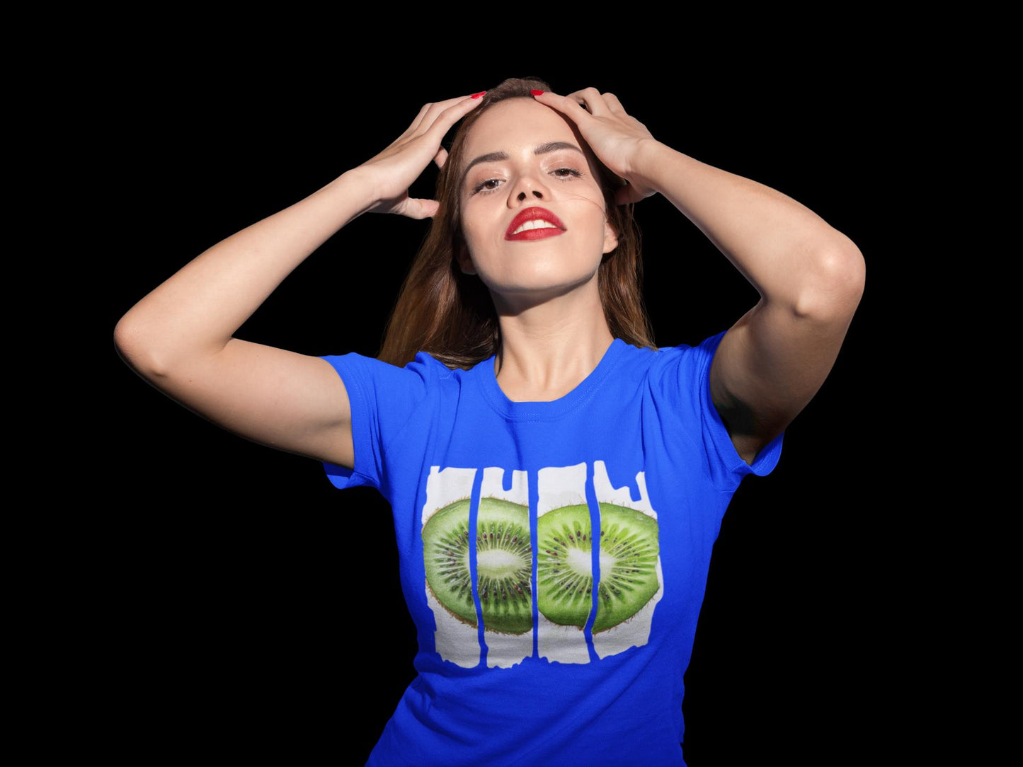 Zesty Kiwi Slice Tee , Fresh Fruit T-Shirt, Summer Apparel, Gift for Foodies, Vegan Fashion, Graphic Cotton Top, Vibrant Fruit T-Shirt