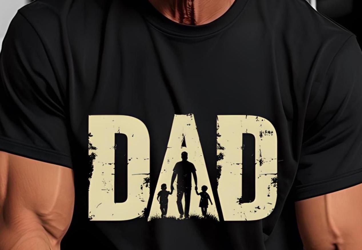 Fathers Day Gift Dad And Kids T Shirt Family Matching Tee Fatherhood Cotton Top Parenting Gift Casual Unisex Graphic Shirt For Men