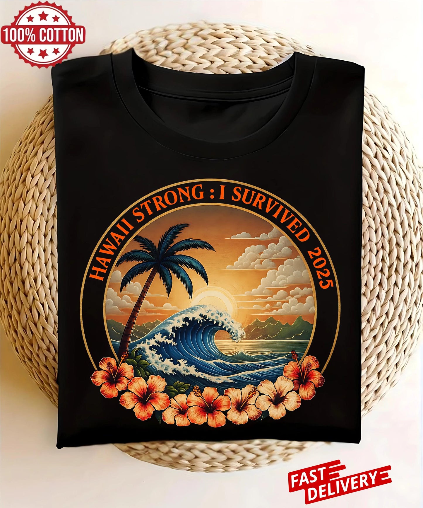 United we stand Hawaii Strong 2025 Shirt to wear hope, support recovery, and honor the strength of tsunami survivors