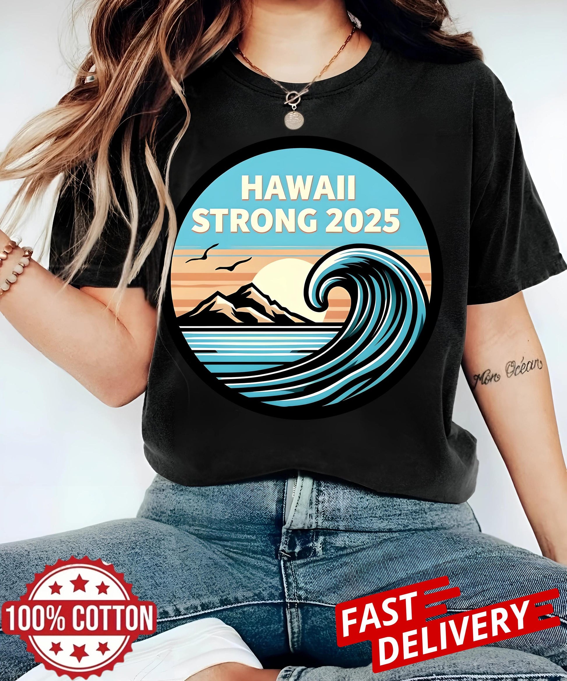 This Hawaii Strong 2025 Shirt is more than fabric it's support, hope, and strength after the tsunami honor survivors and stand proud