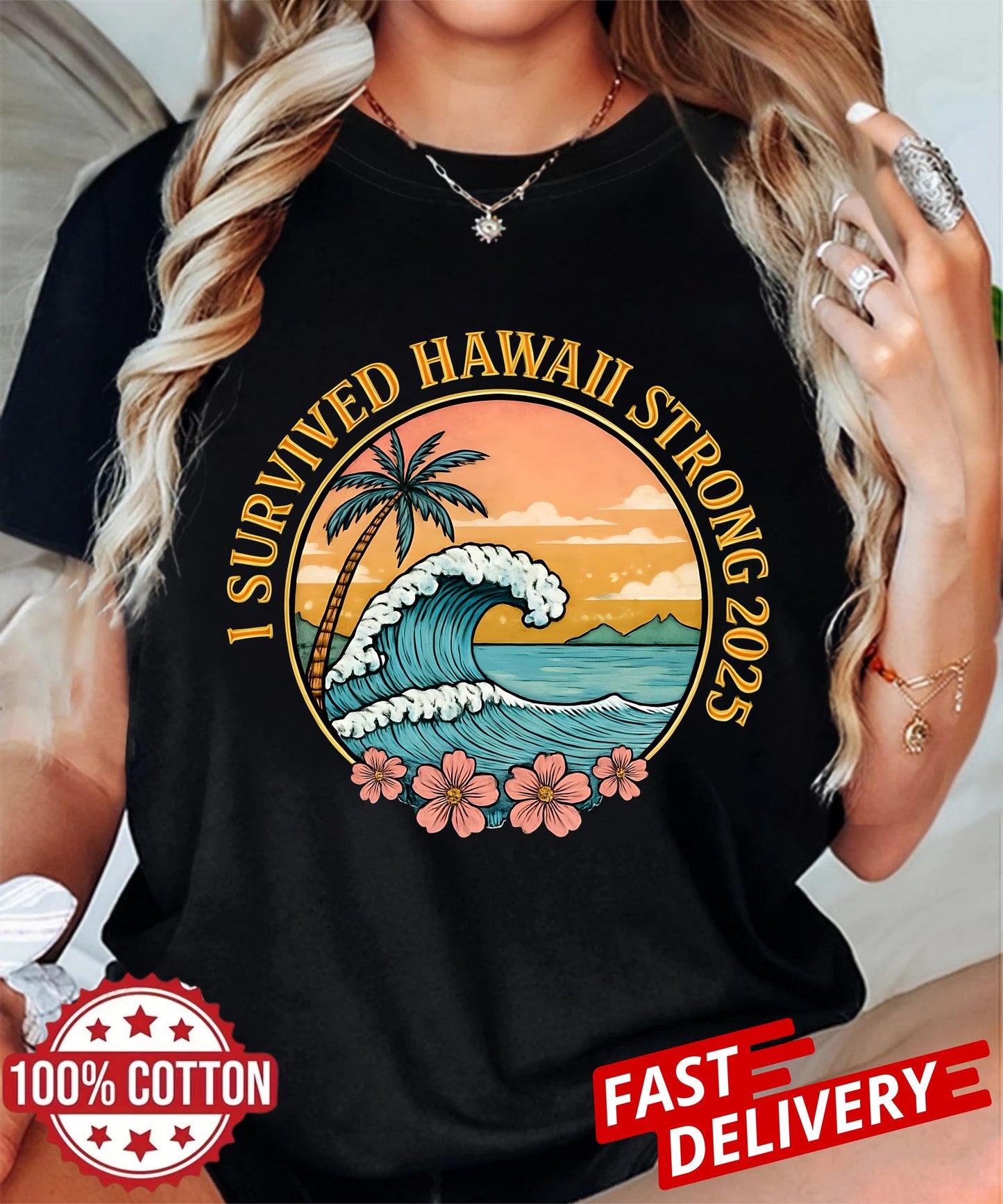 Wear hope and honor survivors with this Hawaii Strong 2025 Shirt show your solidarity after the tsunami and stand strong with the islands