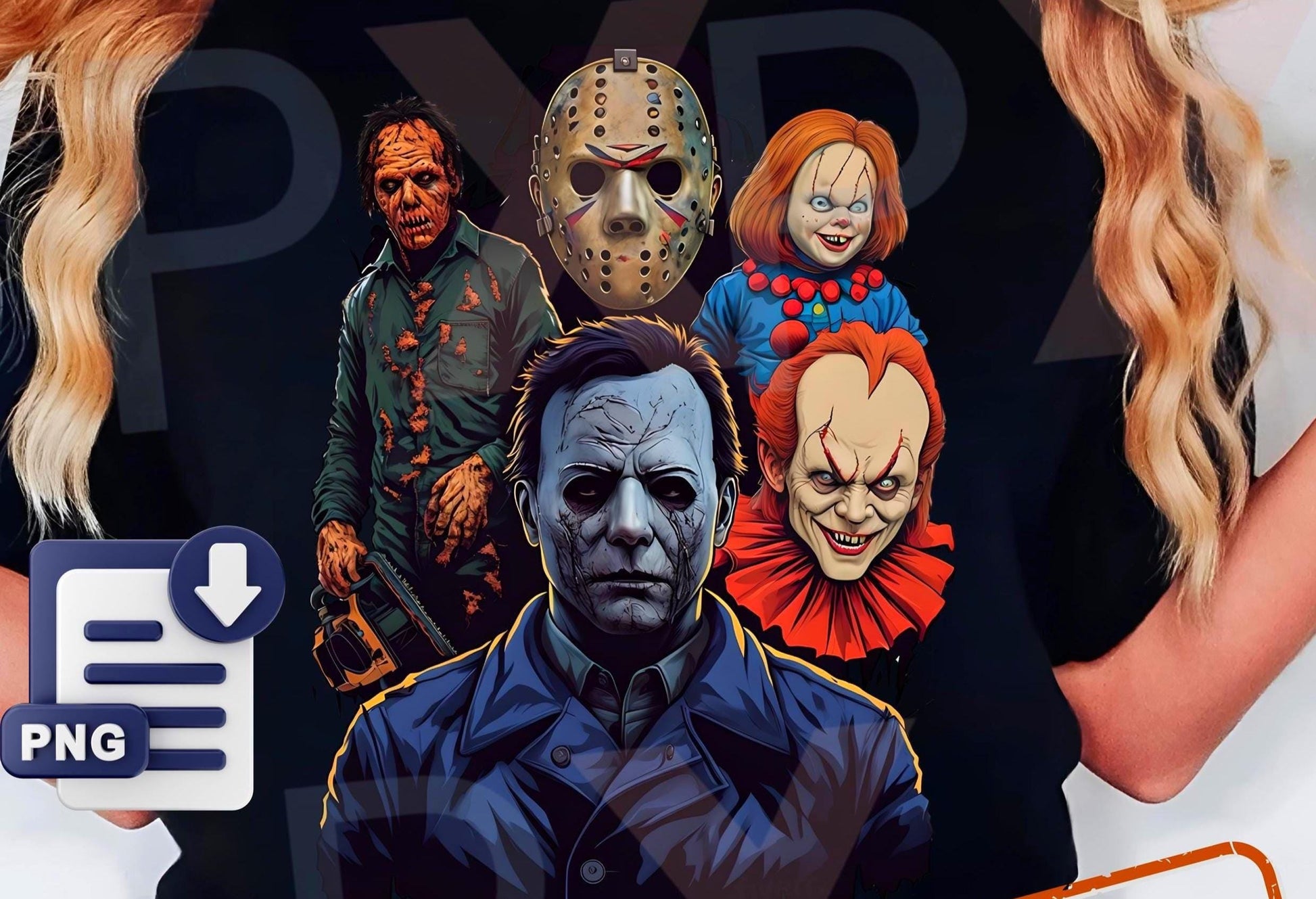 Killers Friends Png, Retro Halloween Png, Halloween Characters Png, Halloween Png, Horror Movie Png, Scary Movie Png, Halloween 2025 Png