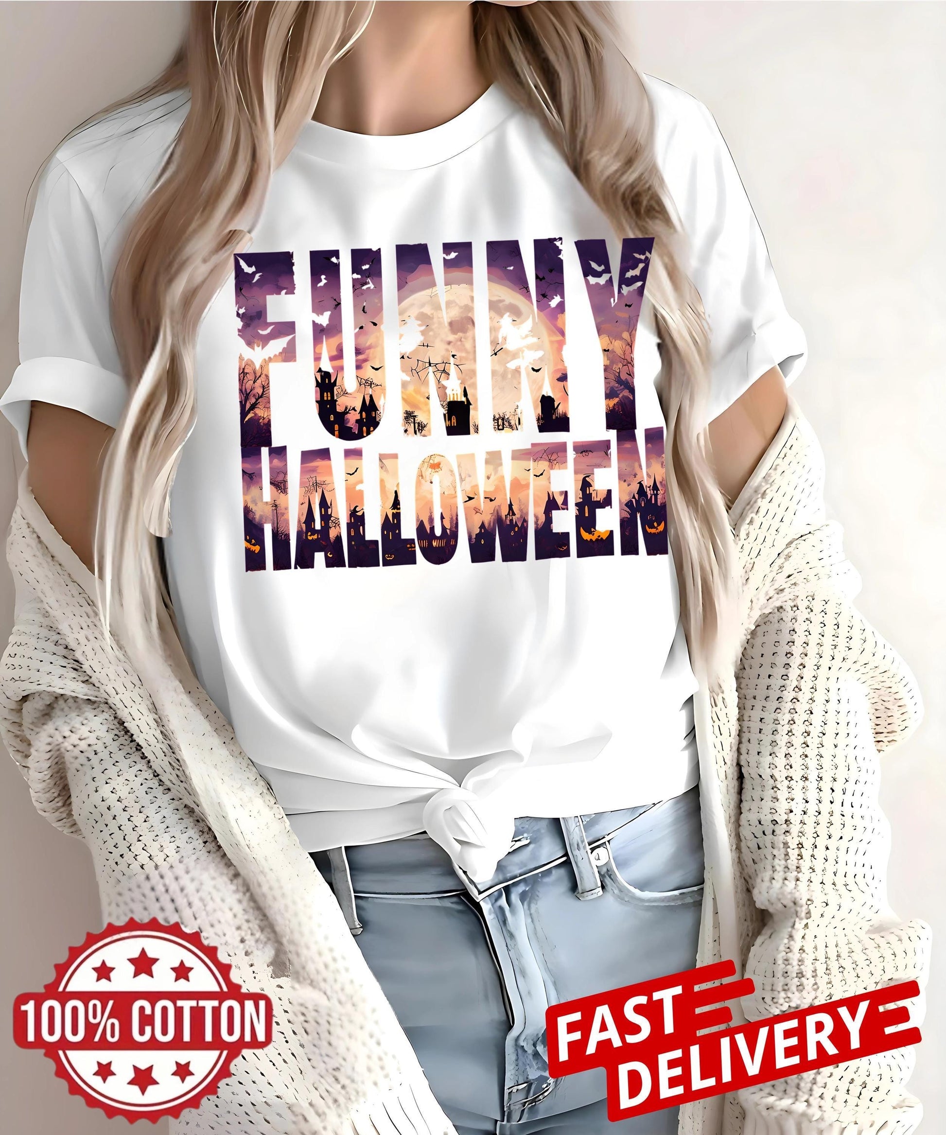 Halloween Graphic Shirt Funny Spooky Tee For Teen And Adult Party Outfit Casual Costume Top Unisex Gift Idea Unique Scary Style