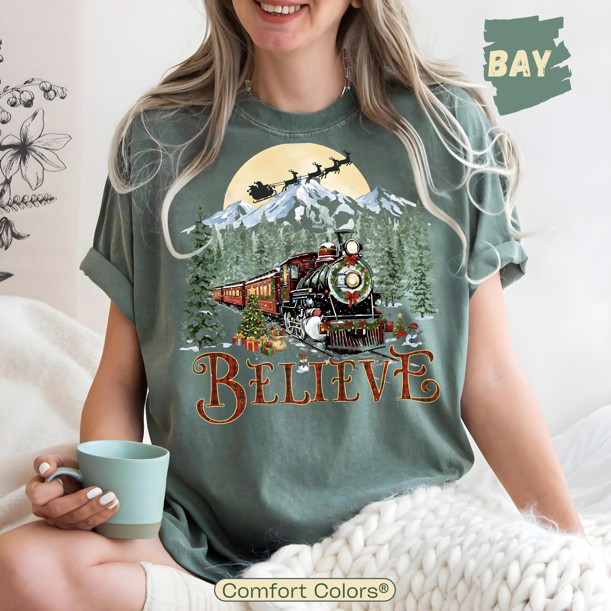Polar Express shirt , Christmas Gift, Christmas Believe Sweater, Merry Christmas T-Shirt, Gift Ideas, All Aboard Polar Express, Hoodie Xmas
