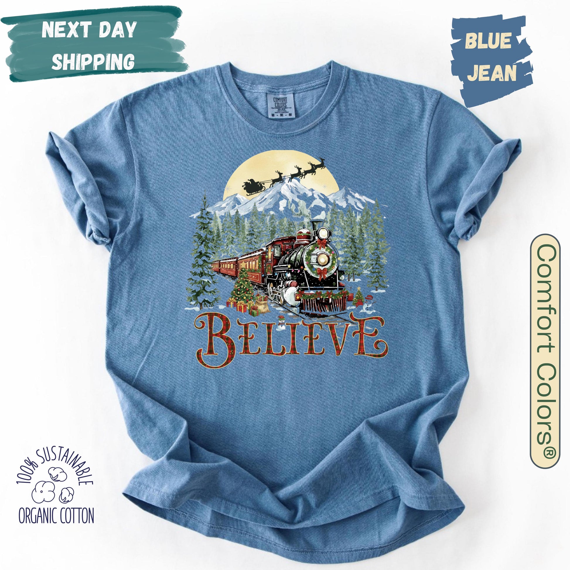 Polar Express Sweatshirt, Christmas Gift, Christmas Believe Sweater, Merry Christmas, Gift Ideas, All Aboard Polar Express, Hoodie Xmas