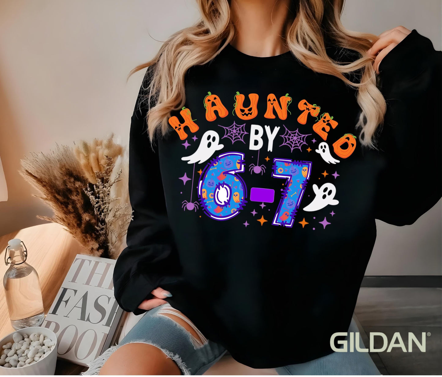 Six Seven Meme Halloween Shirt: Sweatshirt Funny Tee