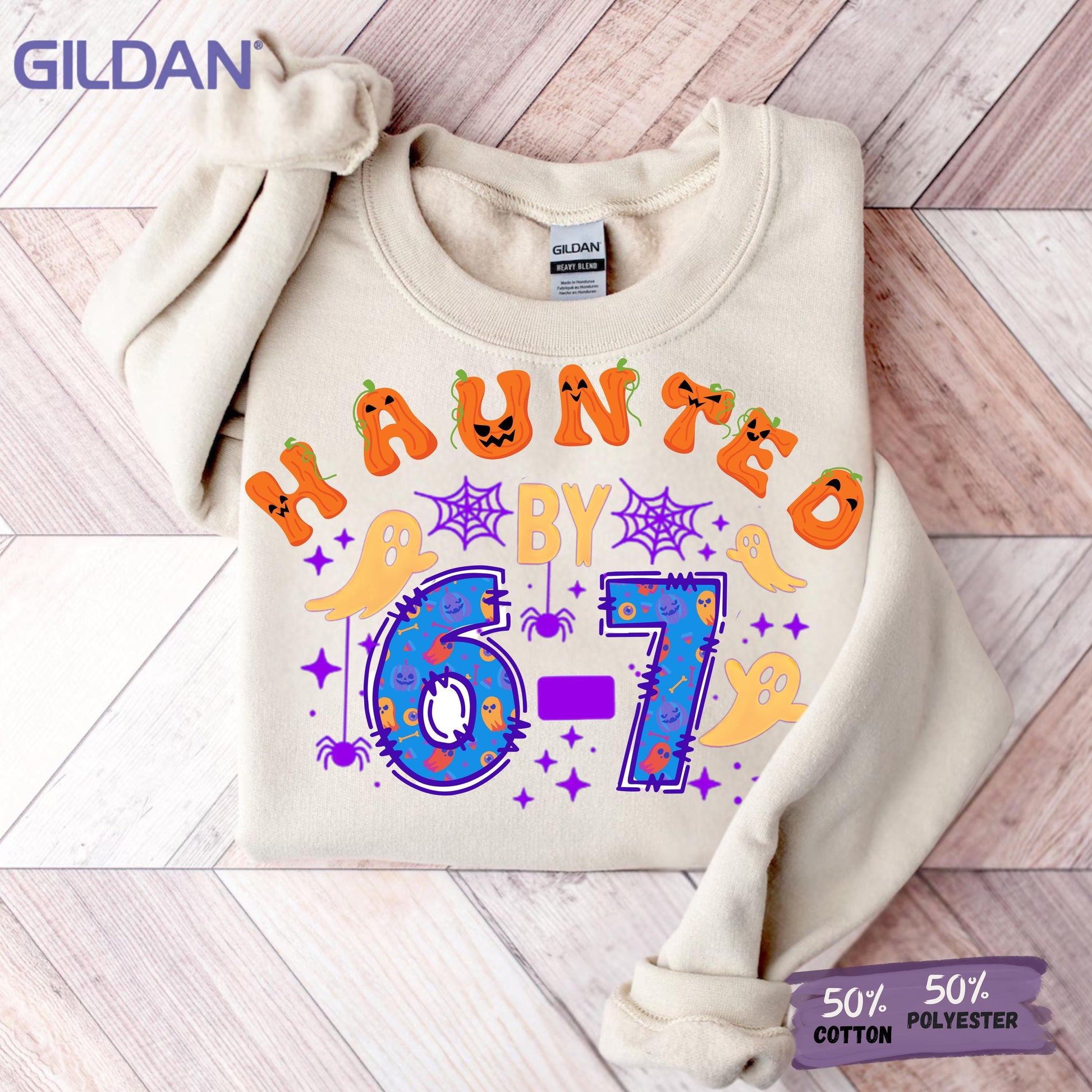 Six Seven Meme Halloween Shirt: Bella Canvas Funny Tee