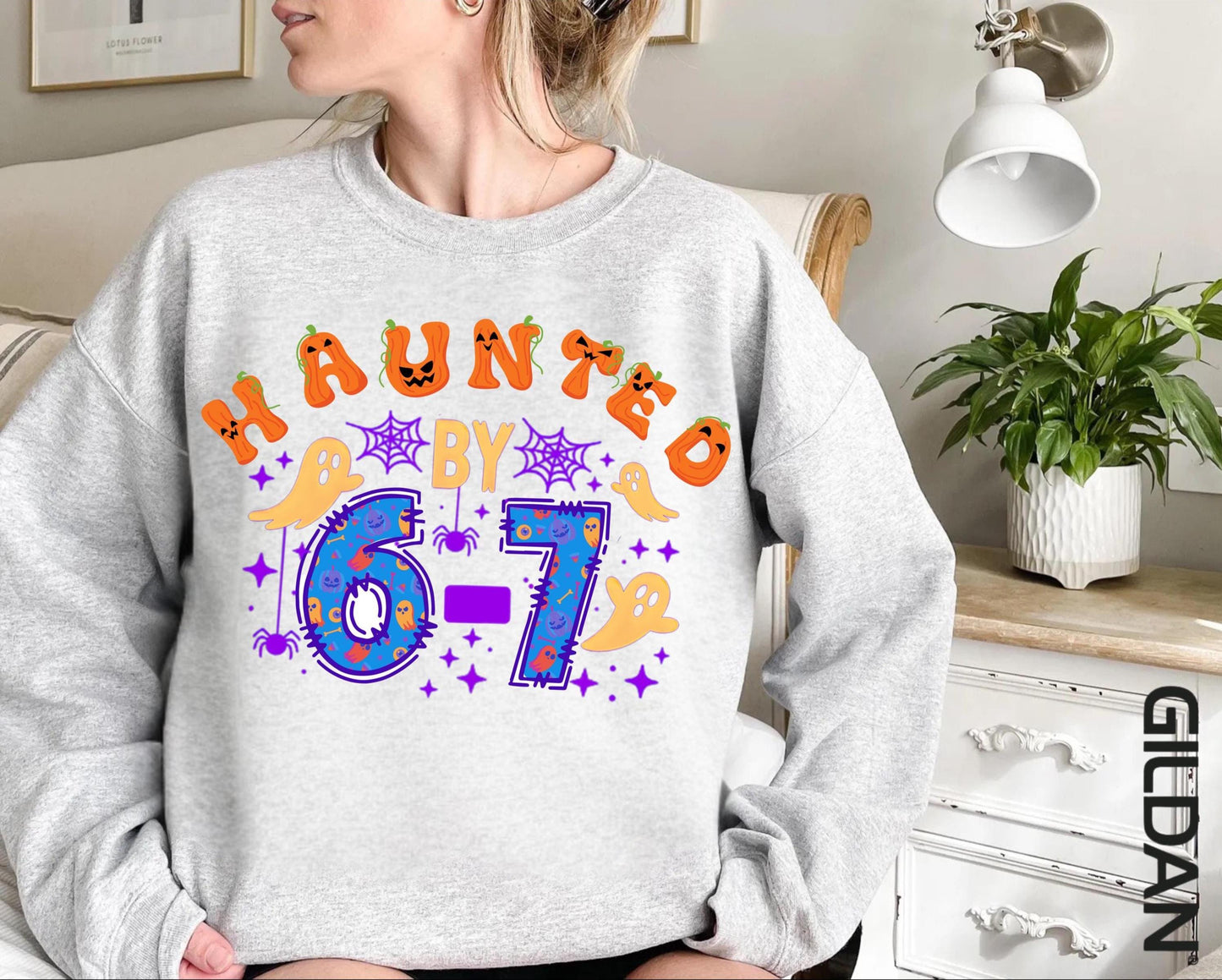 Six Seven Meme Halloween Shirt: Sweatshirt Funny Tee
